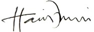 Haris Azmi signature